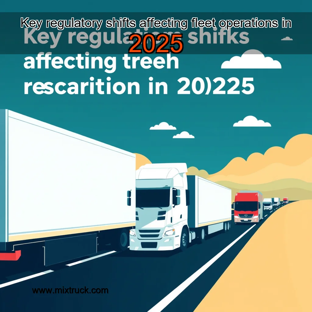 You are currently viewing Key regulatory shifts affecting fleet operations in 2025