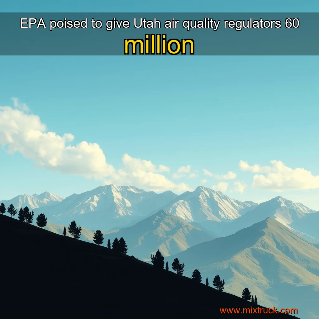You are currently viewing EPA poised to give Utah air quality regulators 60 million