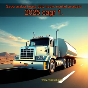 Read more about the article Saudi arabia heavy duty trucks market analysis: 2025 cagr 1.