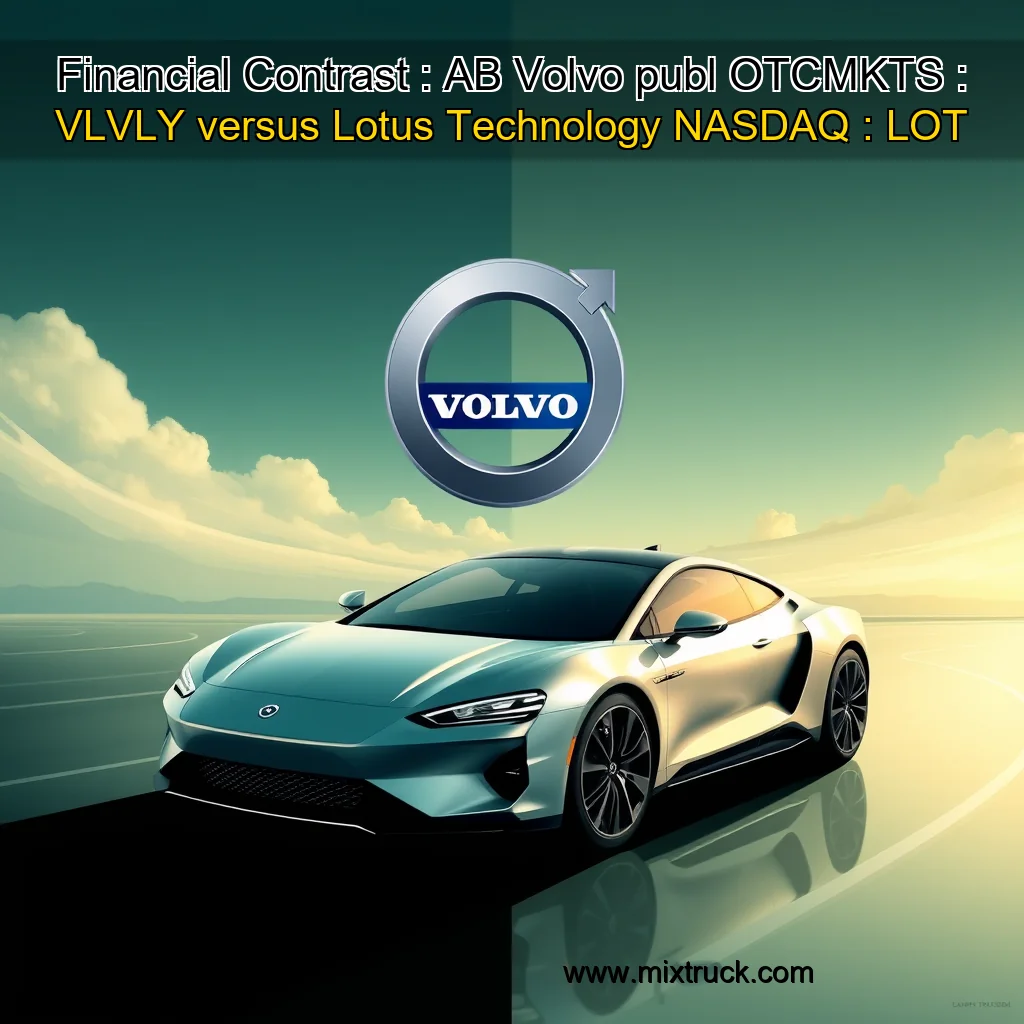 You are currently viewing Financial Contrast : AB Volvo  publ   OTCMKTS : VLVLY  versus Lotus Technology  NASDAQ : LOT