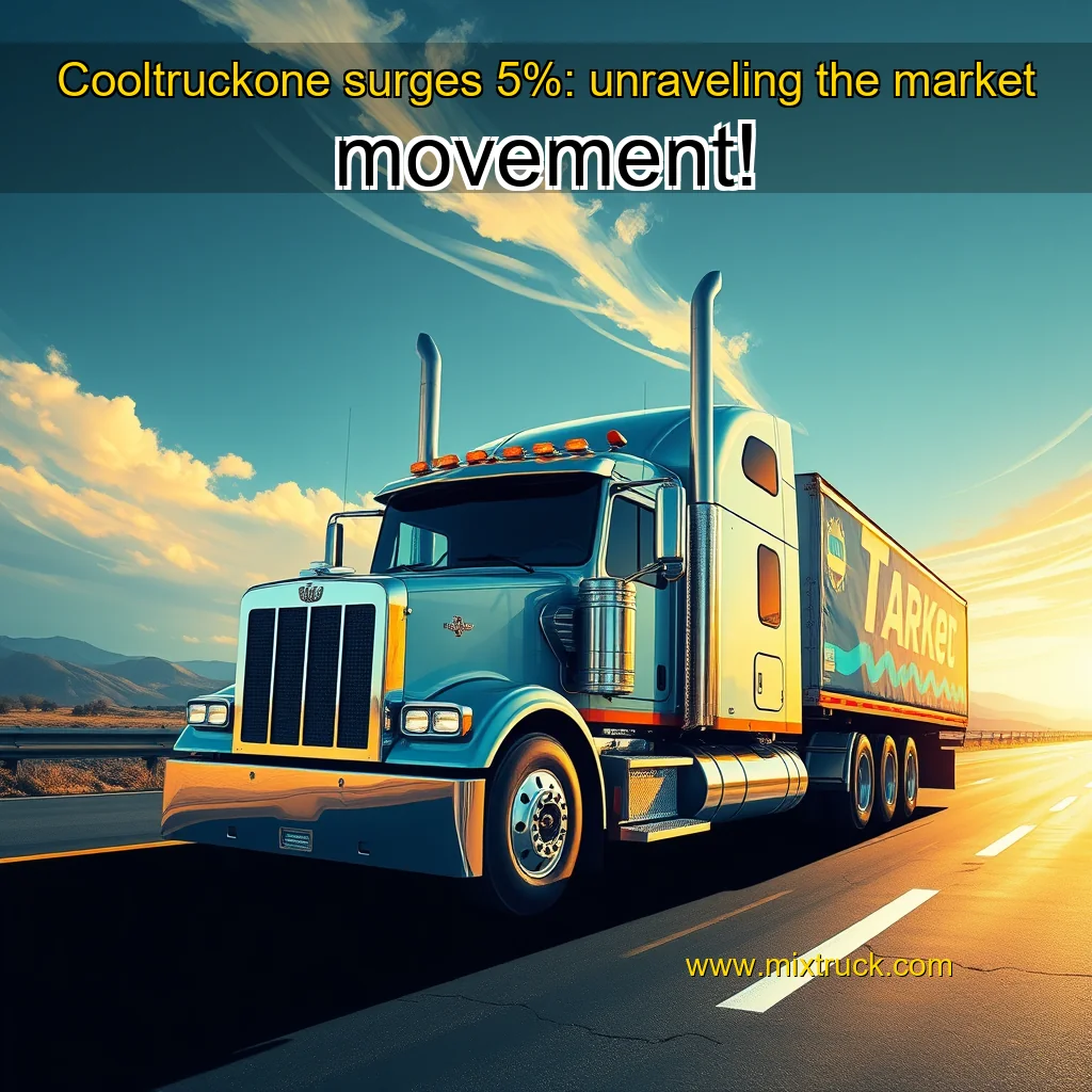 Read more about the article Cooltruckone surges 5%: unraveling the market movement!