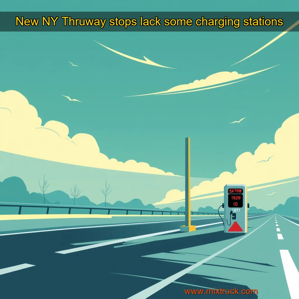 Read more about the article New NY Thruway stops lack some charging stations
