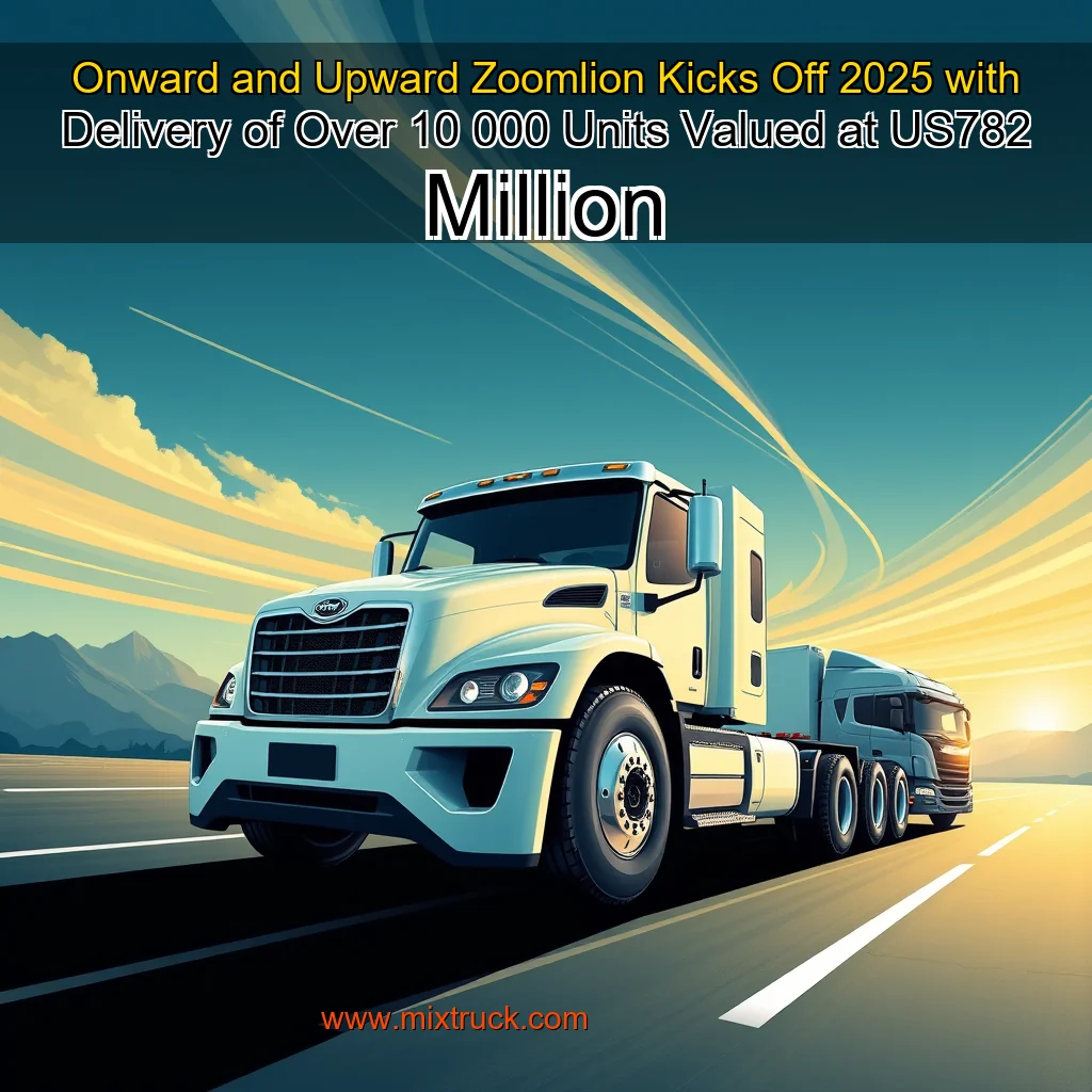 Read more about the article Onward and Upward  Zoomlion Kicks Off 2025 with Delivery of Over 10  000 Units  Valued at US782 Million