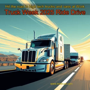 Read more about the article Hit the road in high  tech trucks and vans at Work Truck Week 2025 Ride  Drive