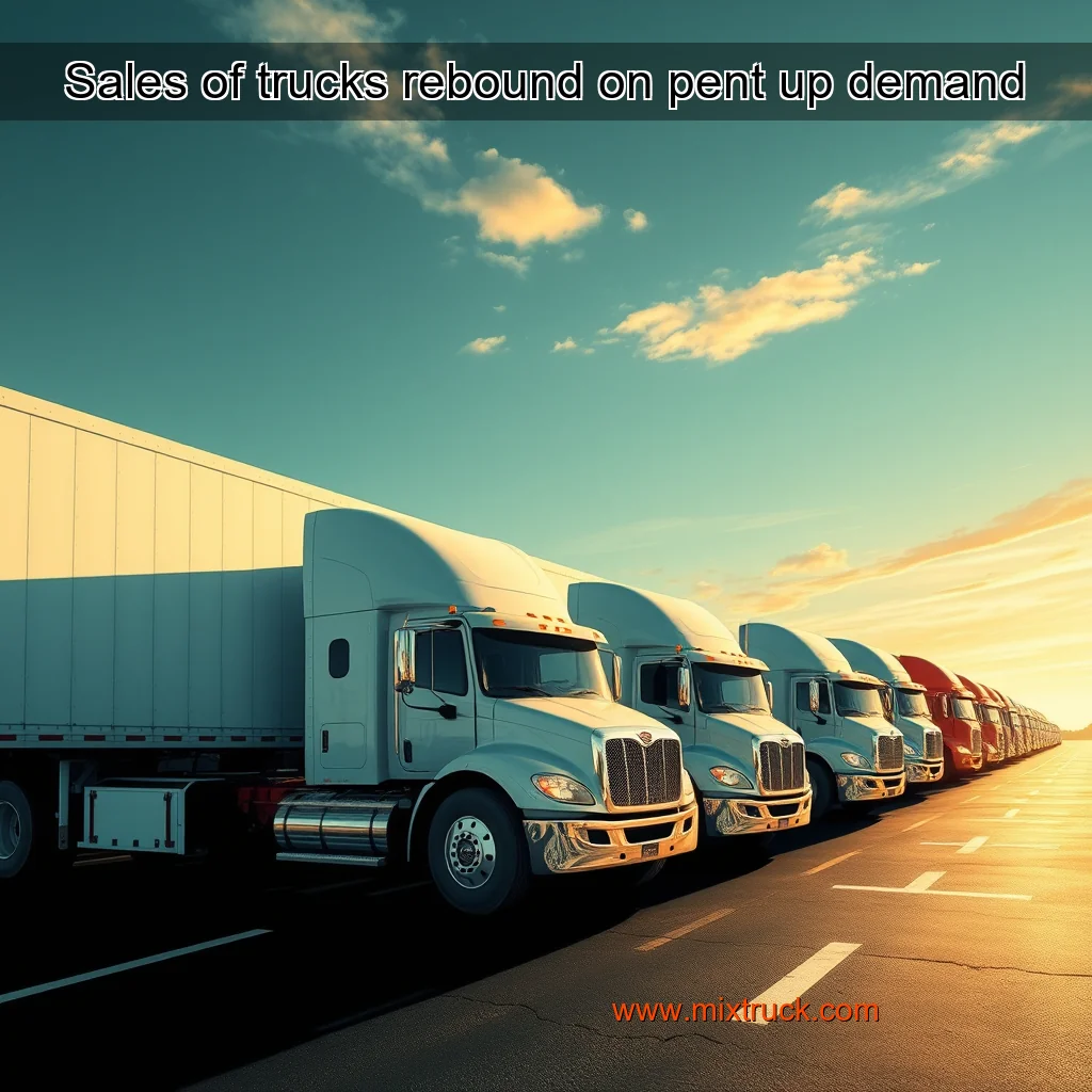 You are currently viewing Sales of trucks rebound on pent  up demand