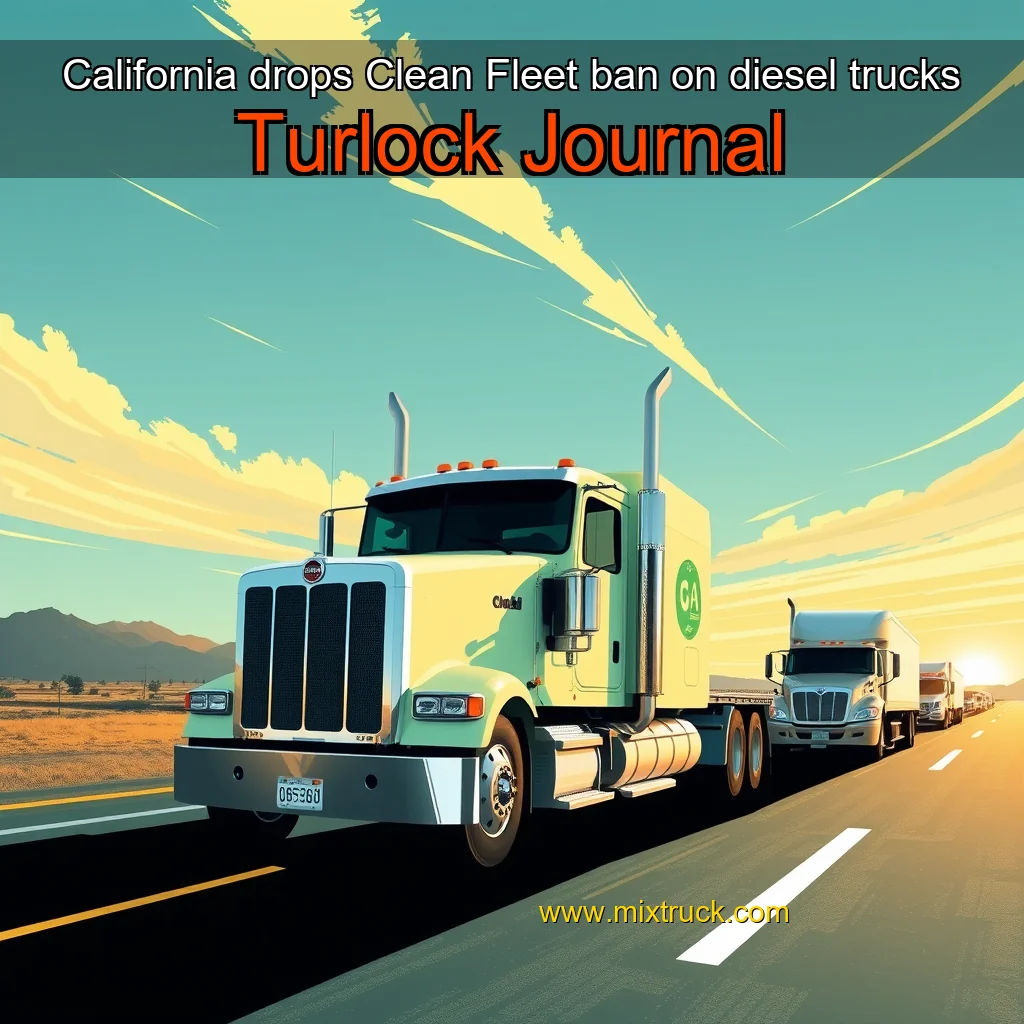 Read more about the article California drops Clean Fleet ban on diesel trucks  Turlock Journal