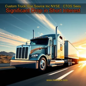 Read more about the article Custom Truck One Source  Inc   NYSE : CTOS  Sees Significant Drop in Short Interest