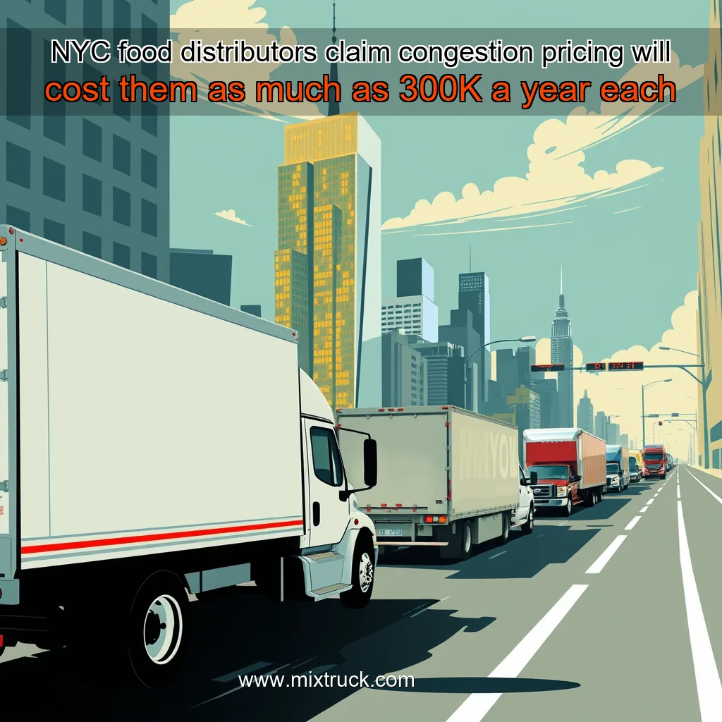 Read more about the article NYC food distributors claim congestion pricing will cost them as much as 300K a year each