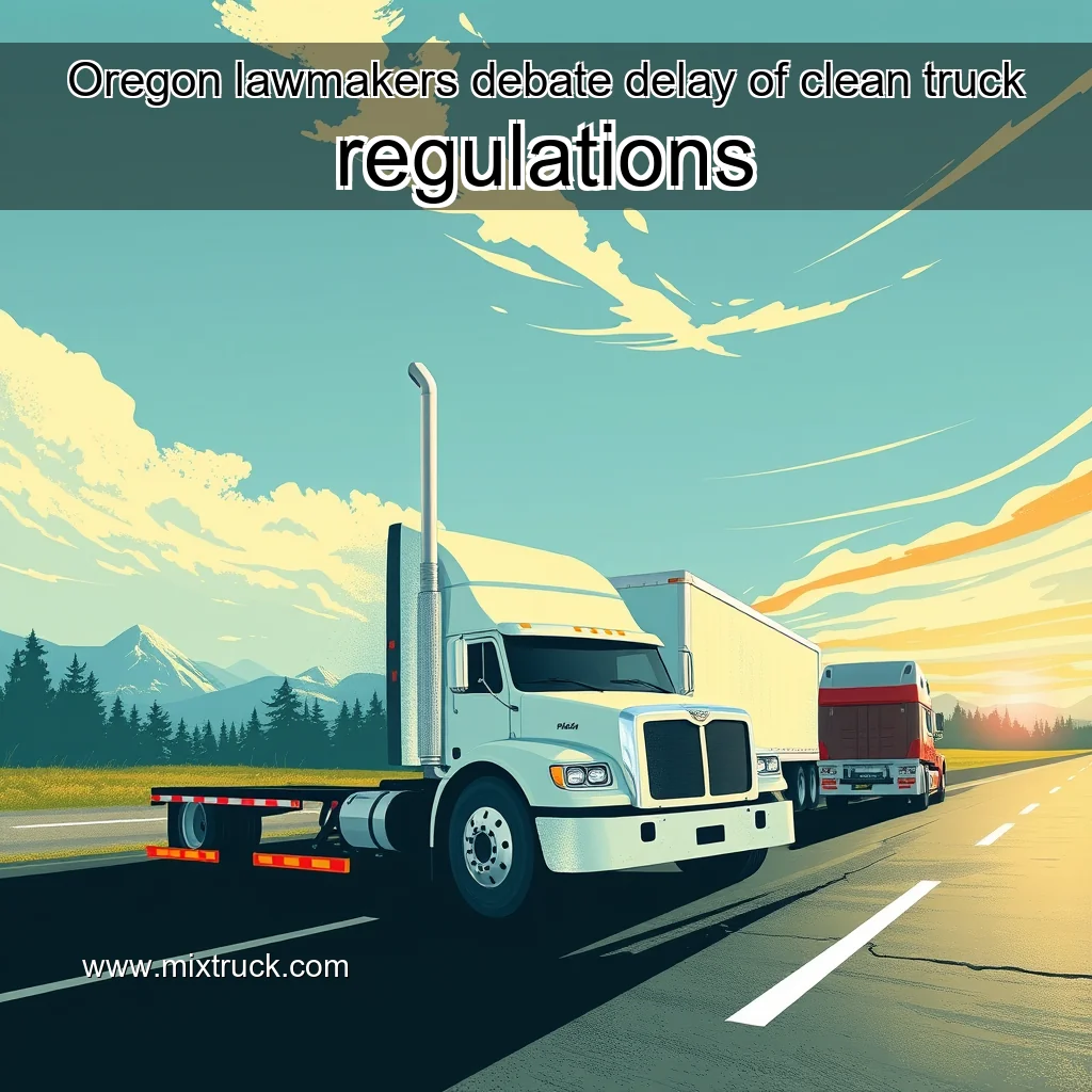 You are currently viewing Oregon lawmakers debate delay of clean truck regulations