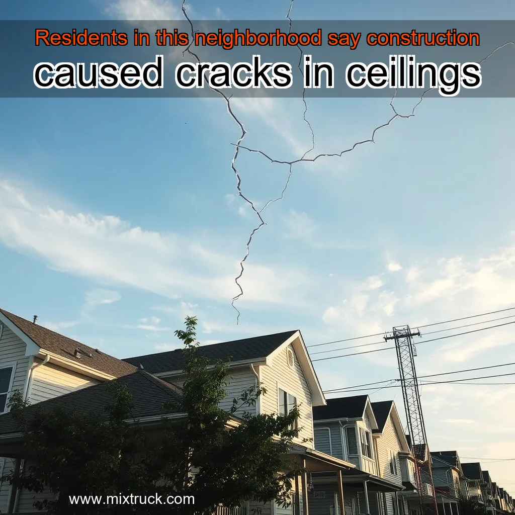 Read more about the article Residents in this neighborhood say construction caused cracks in ceilings