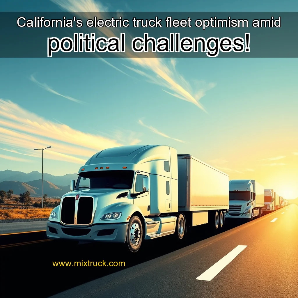 You are currently viewing California’s electric truck fleet optimism amid political challenges!