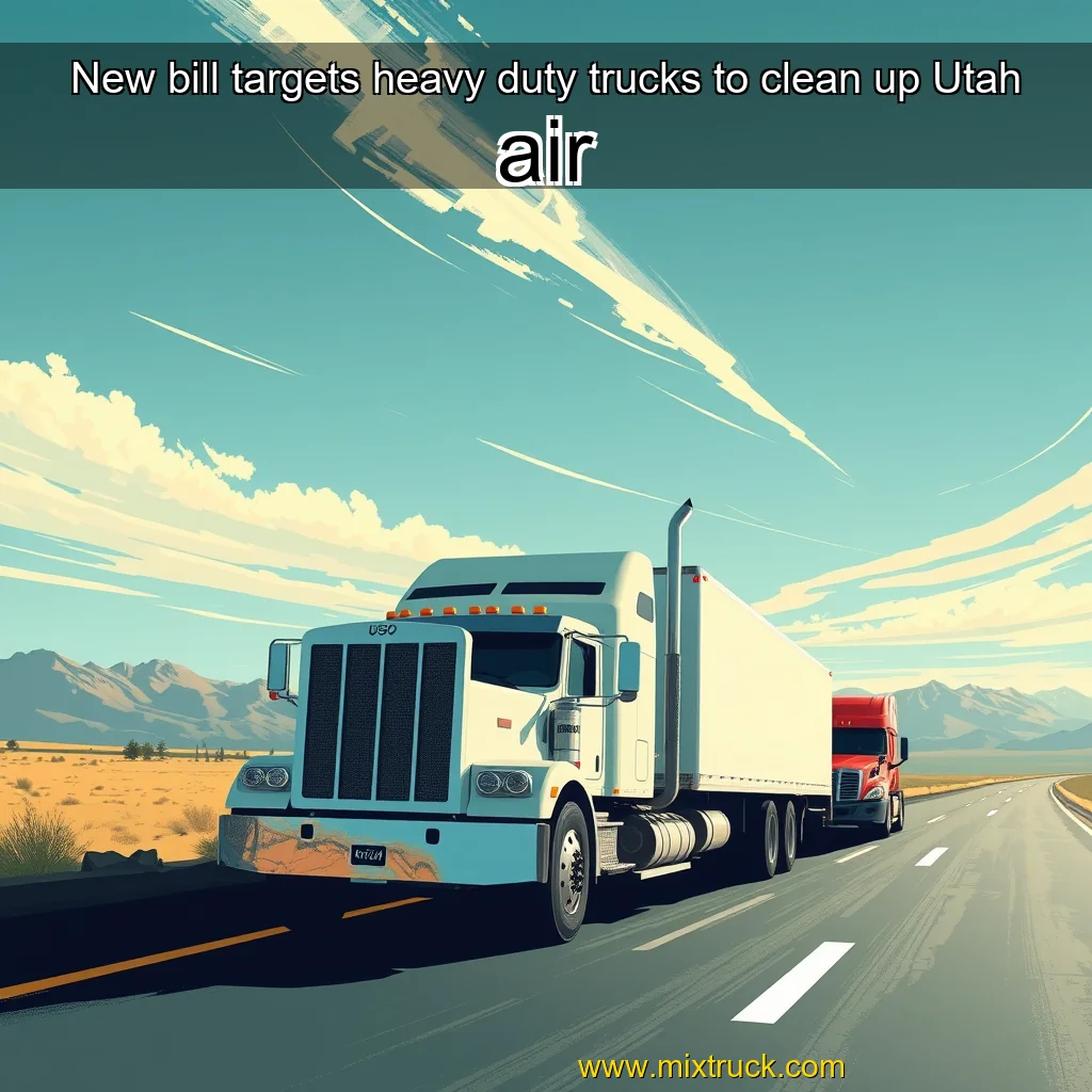 Read more about the article New bill targets heavy  duty trucks to clean up Utah air