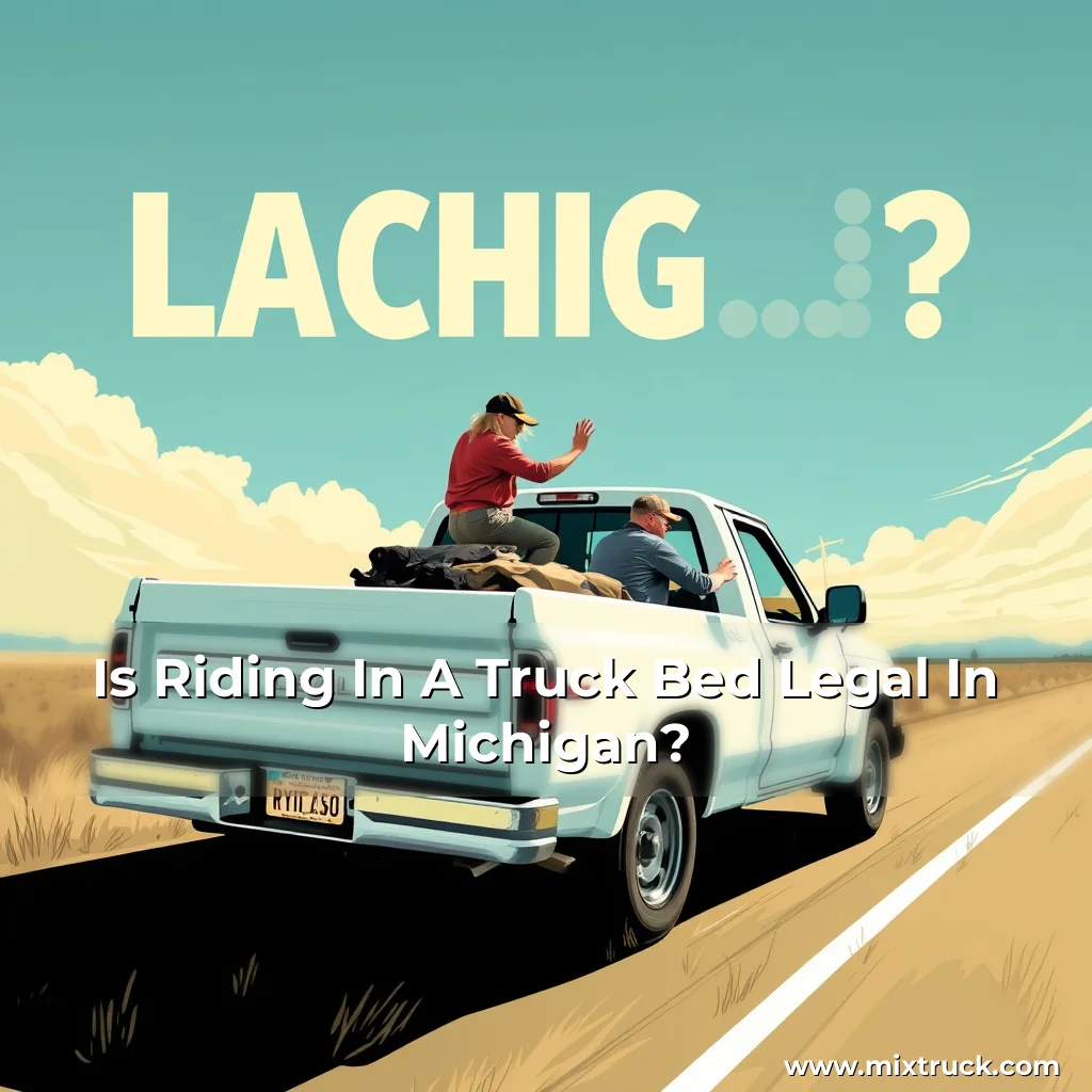 Read more about the article Is Riding In A Truck Bed Legal In Michigan?
