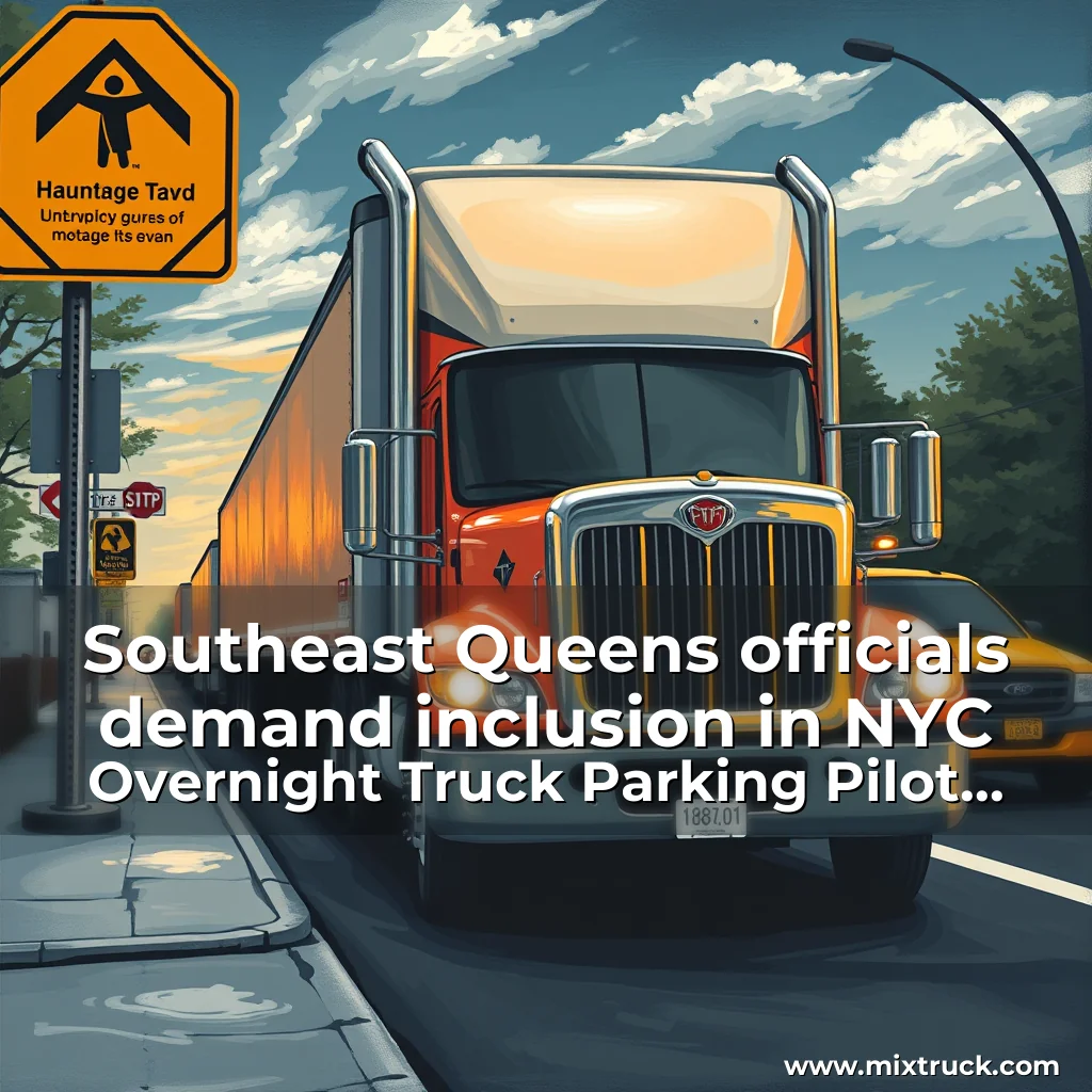 Read more about the article Southeast Queens officials demand inclusion in NYC Overnight Truck Parking Pilot program  QNS