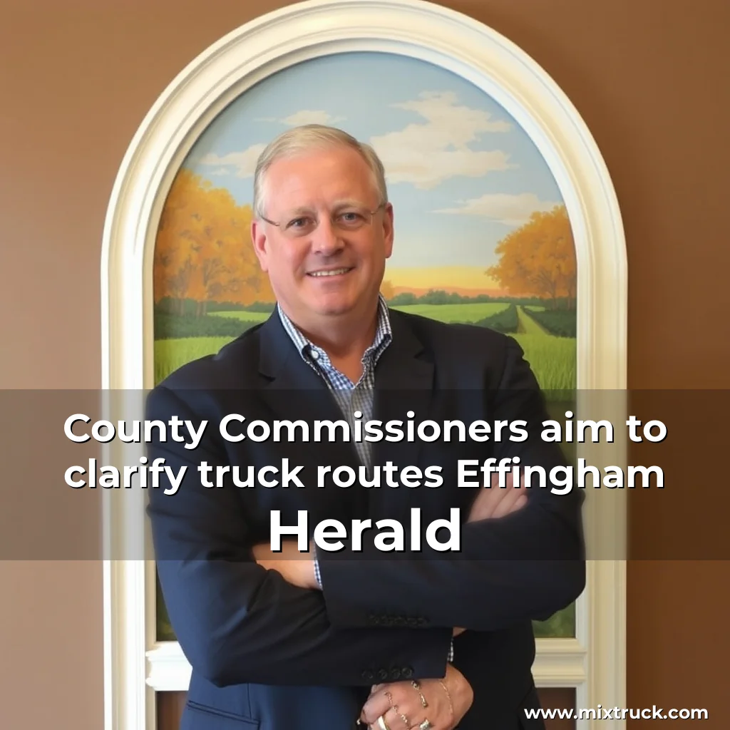 Read more about the article County Commissioners aim to clarify truck routes  Effingham Herald