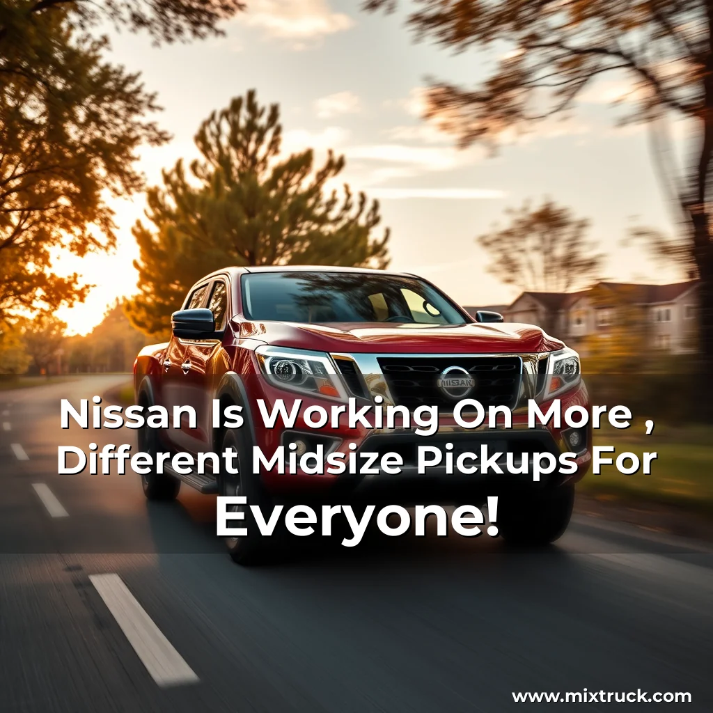 Read more about the article Nissan Is Working On More , Different Midsize Pickups For Everyone!
