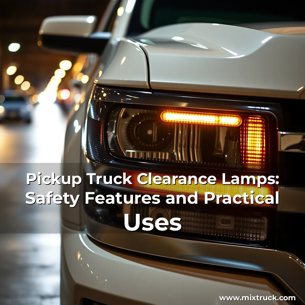 Read more about the article Pickup Truck Clearance Lamps: Safety Features and Practical Uses