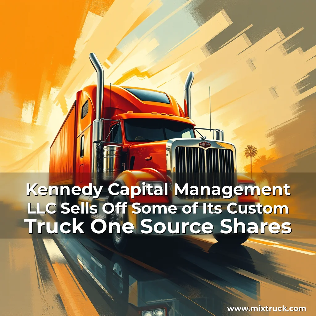 Read more about the article Kennedy Capital Management LLC Sells Off Some of Its Custom Truck One Source Shares