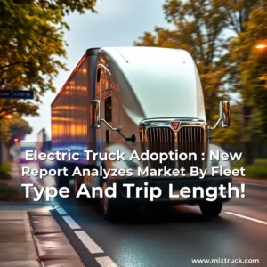 Read more about the article Electric Truck Adoption : New Report Analyzes Market By Fleet Type And Trip Length!