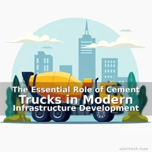 Artistic representation for The Essential Role of Cement Trucks in Modern Infrastructure Development