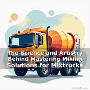 Read more about the article The Science and Artistry Behind Mastering Mixing Solutions for Mixtrucks