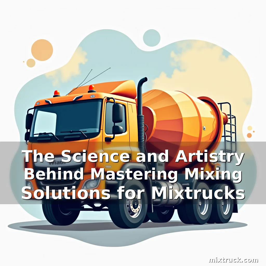 Read more about the article The Science and Artistry Behind Mastering Mixing Solutions for Mixtrucks