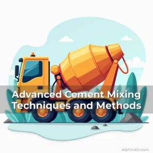 Read more about the article Advanced Cement Mixing Techniques and Methods
