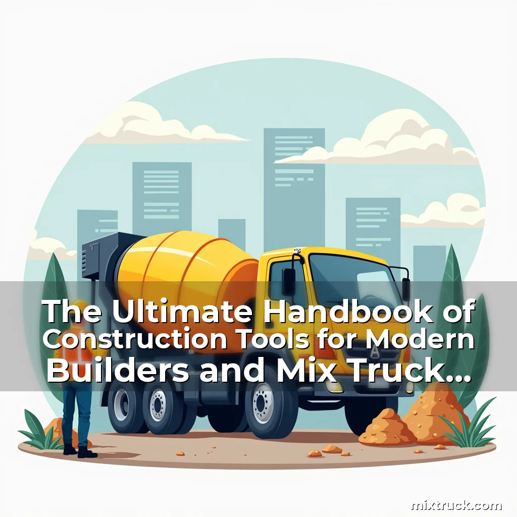 Read more about the article The Ultimate Handbook of Construction Tools for Modern Builders and Mix Truck Operators