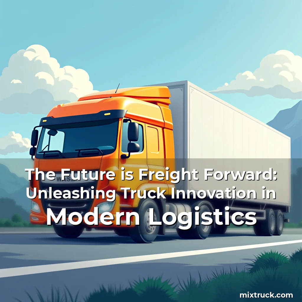 Read more about the article The Future is Freight Forward: Unleashing Truck Innovation in Modern Logistics