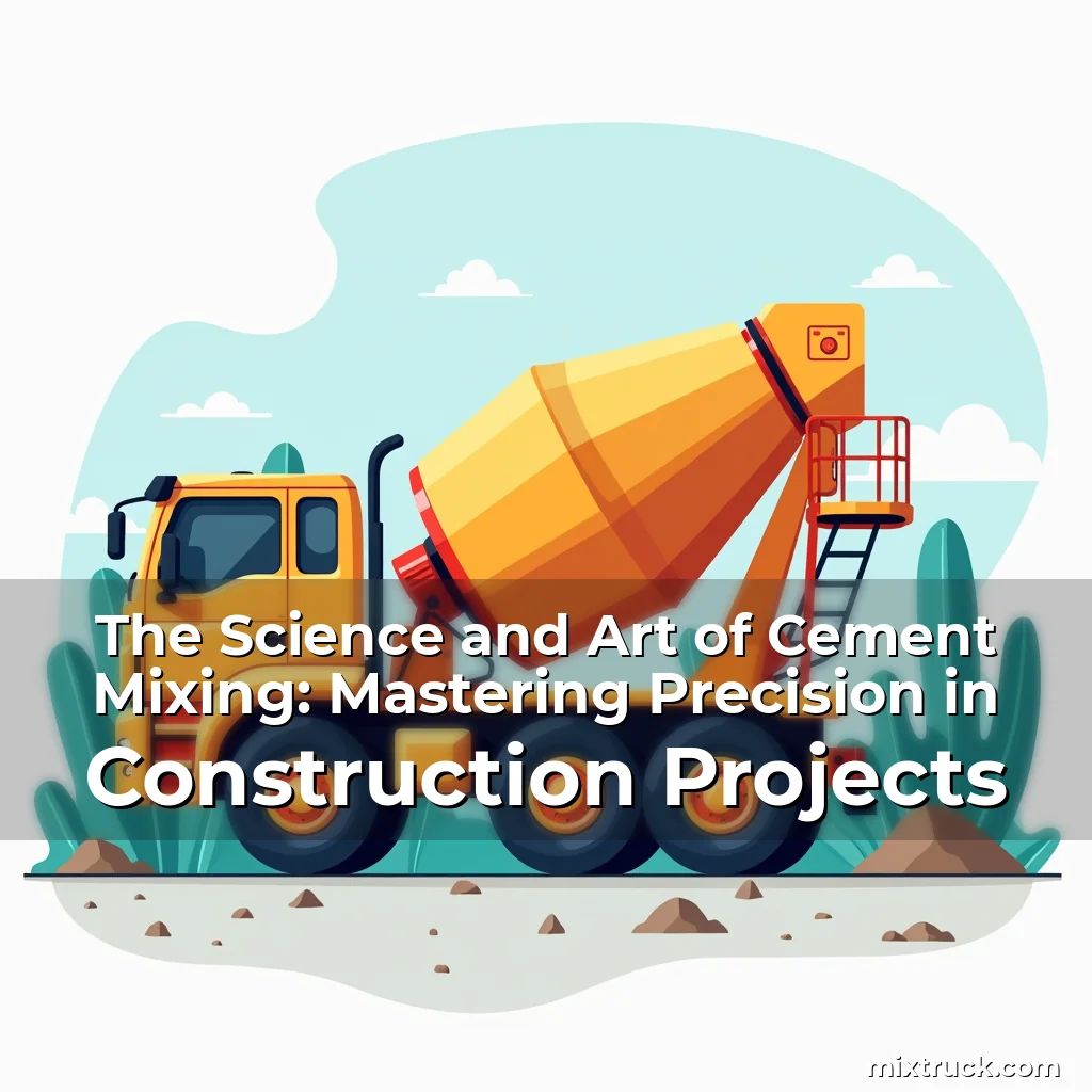 Read more about the article The Science and Art of Cement Mixing: Mastering Precision in Construction Projects