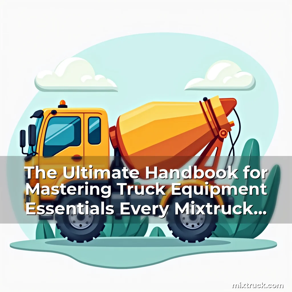Read more about the article The Ultimate Handbook for Mastering Truck Equipment Essentials Every Mixtruck Operator Needs to Know