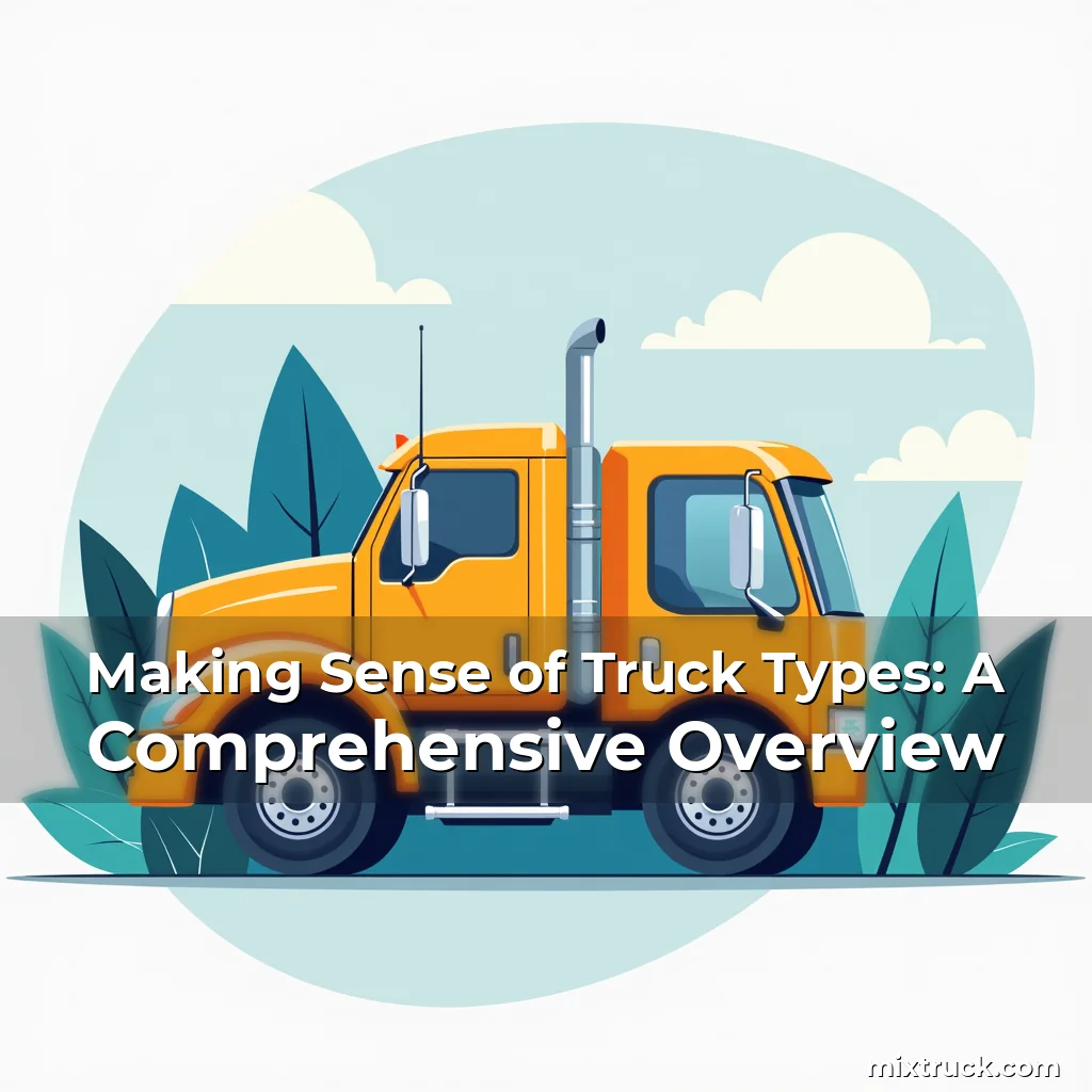 Read more about the article Making Sense of Truck Types: A Comprehensive Overview